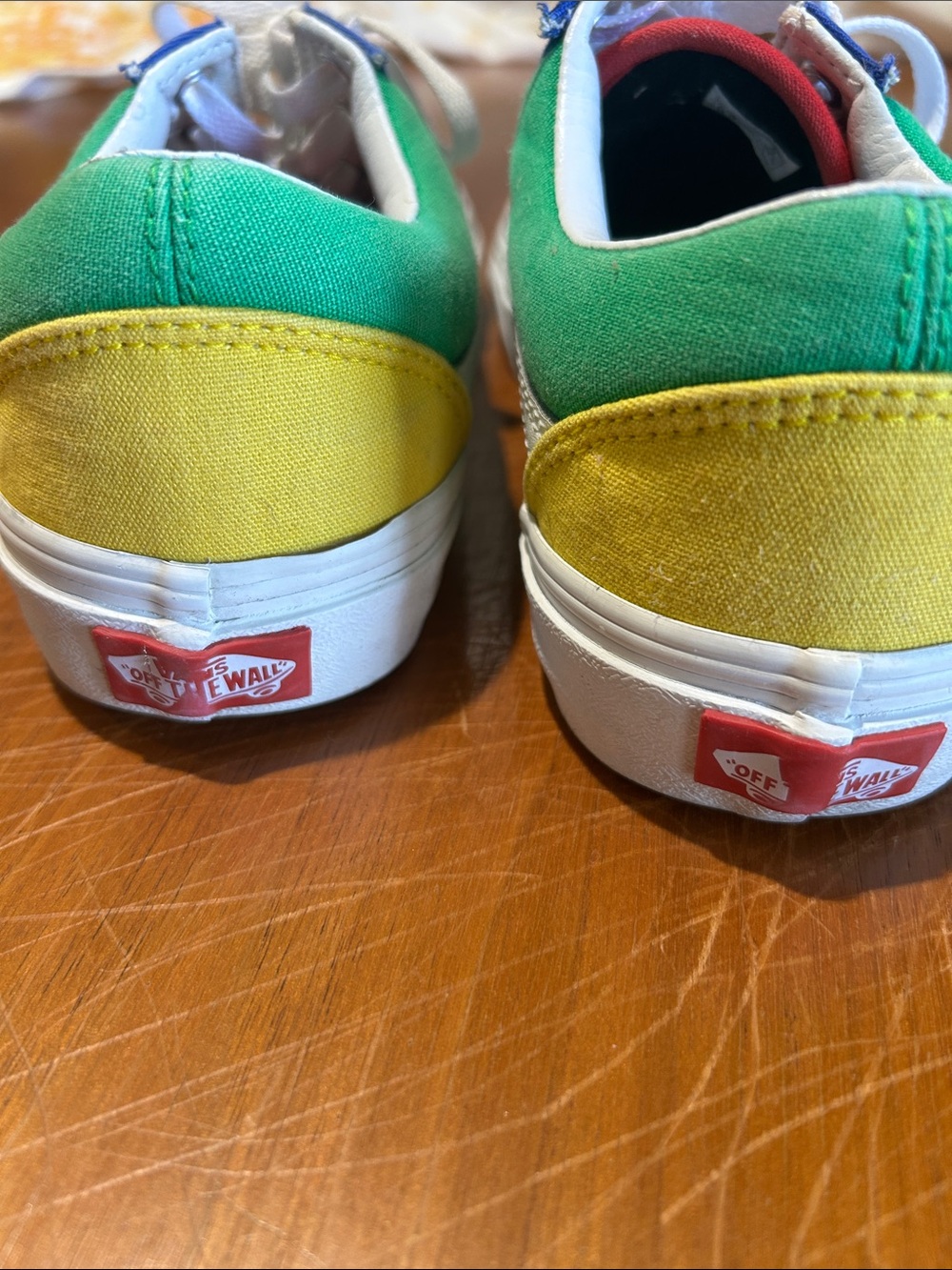 Multi-Color Lace-Up Vans - Picture 8 of 8